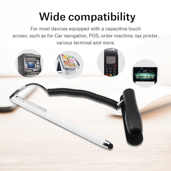 Universal udskiftning kapacitiv touch screen stylus pen til mobiltelefon/tablet