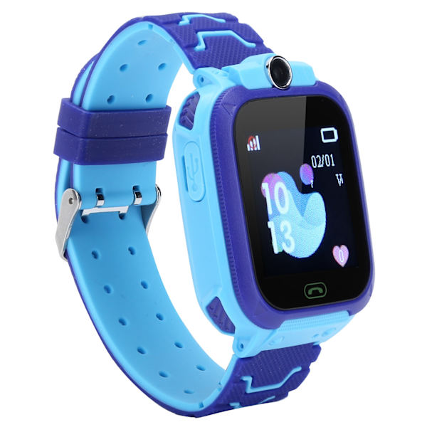Q12B Smartklokke for barn, IP67 vanntett klokketelefon, anti-tap armbåndsur