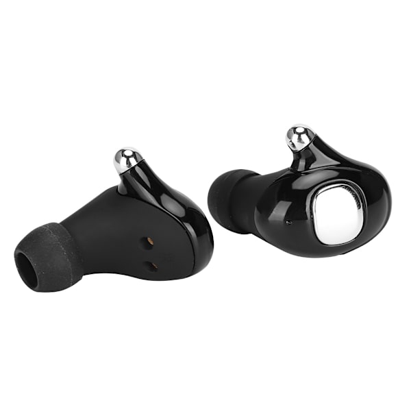 Korkealaatuinen kannettava 3D-stereofoninen musta Bluetooth-kuuloke langattomat nappikuulokkeet