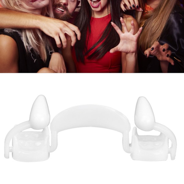 Retractable Teeth Fangs False Tooth for Halloween Costume Cosplay Party DecorationsX2479