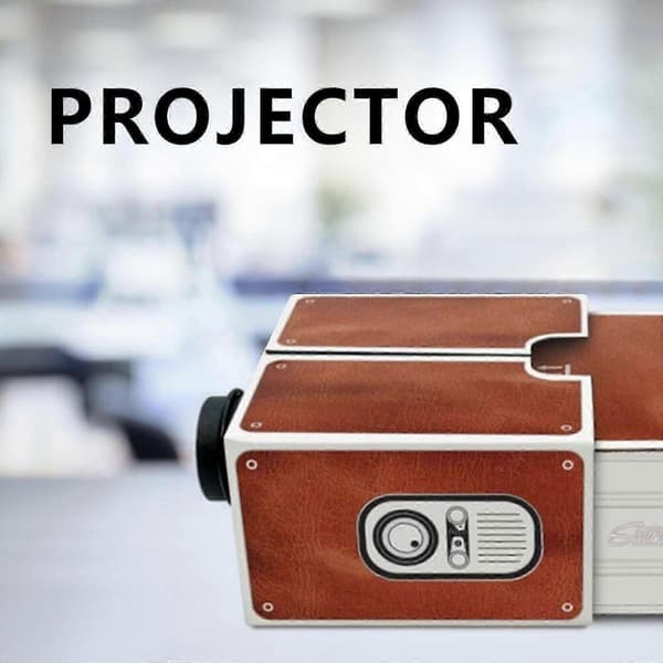 Bærbar projektor Kompatibel med smartphones -
