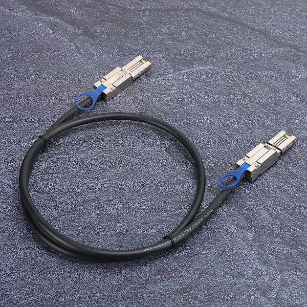 Serverkabeladapterkabel Mini SAS 26P SFF8088 til SFF8088 26P 1 meter høyhastighets datalagring (1 meter)