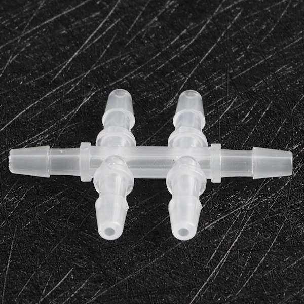 10PCS 6-vägs akvarium vattenrör adapter fisk tank gemensam slangbeslag koppling 3,9 mm