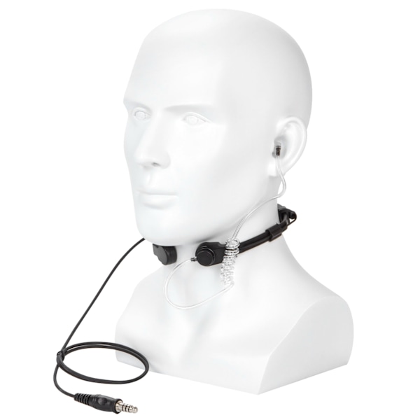 U94 PTT och Halskontrollheadset 7,1 mm Brusreducering Justerbart Walkie Talkie Headset med PTT för Kenwood TK‑3107