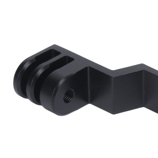 Dubbelhuvud rörelse kamerafäste adapter dubbelt stativ adapterfäste aluminiumlegering för GoPro
