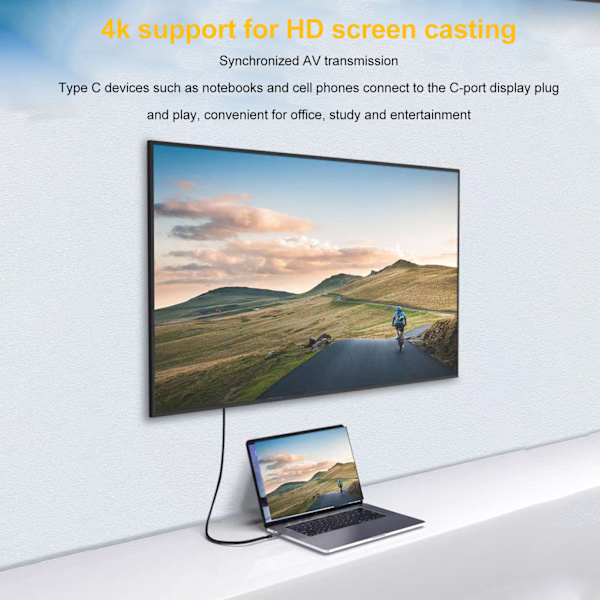 90 asteen USB C -kaapeli 4K 60Hz tukee PD100W Type C 3.1 Gen2 täysi toiminto USB C nopea latauskaapeli Steam Deckille 50cm/19.7in