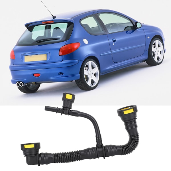 Vevaxelavluftningsslang 1192WZ Utmärkt tätningselasticitetslätt motorvevaxelavluftningsrör ersättning för Peugeot 206 Estate