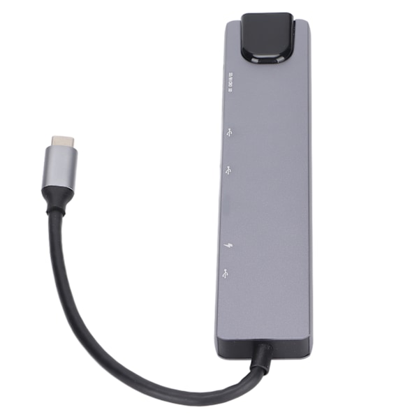 Moniporttinen USB-keskitin 8-in-1 Type C - HD Multimedia Interface USB3.0 USB C RJ45 Muistikortti USB C -keskitin