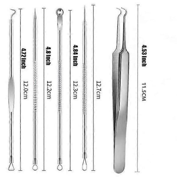 Blackhead Extractor Tool Blackhead Remover Pinsett Bokssett PCS WU2104