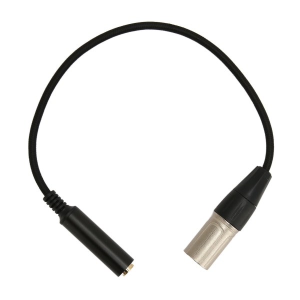 6,35 mm 1/4 tum hona till XLR hane adapterkabel 3 stift hane till 6,35 mm uttag mikrofonljudkabel