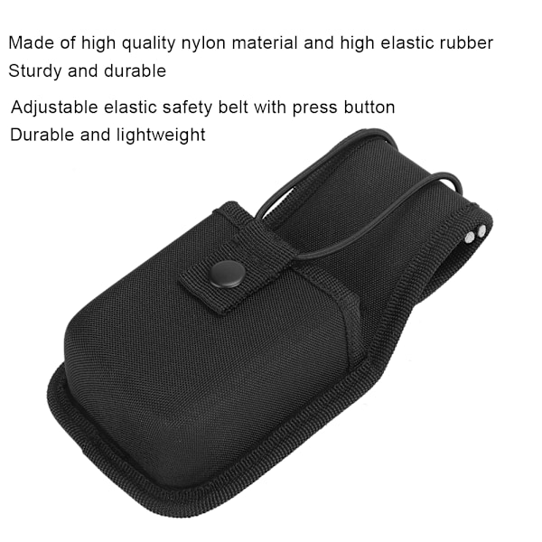 HT1000 Nylon Sort Walkie Talkie Taske Multifunktionel Radio Lomme til Motorola MT2000 MTS2000 GP900