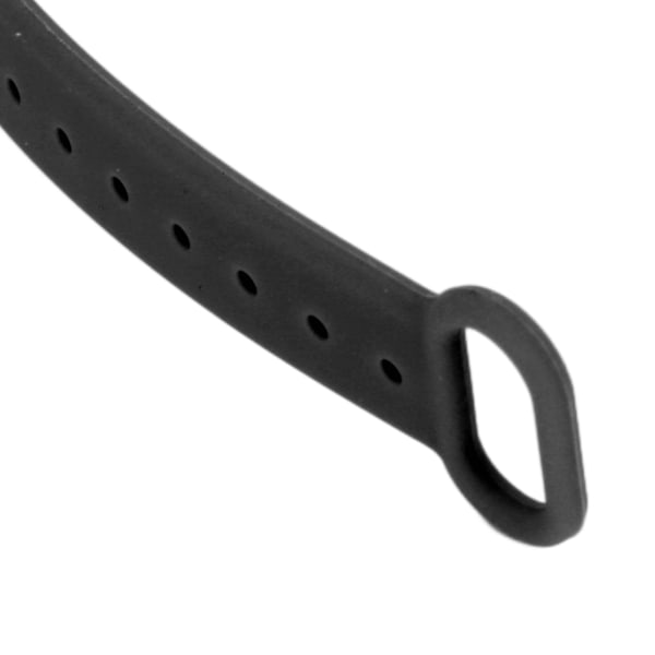 Silikone urrem udskiftningsrem justerbar ur armbånd til Garmin Vivofit3Sort