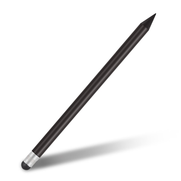 Reserve Kapacitiv Touch Screen Stylus Pen Blyant til iPhone/ Blackberry/ HTC Sort