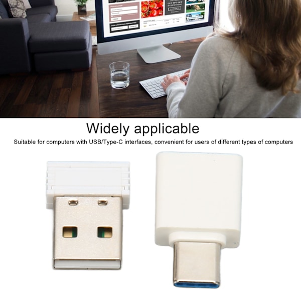 Mini Mus Jiggler Oupptäckbar Automatisk Drivrutin Fri Mus Mover Enhet USB Port Mover Wiggler för Dator
