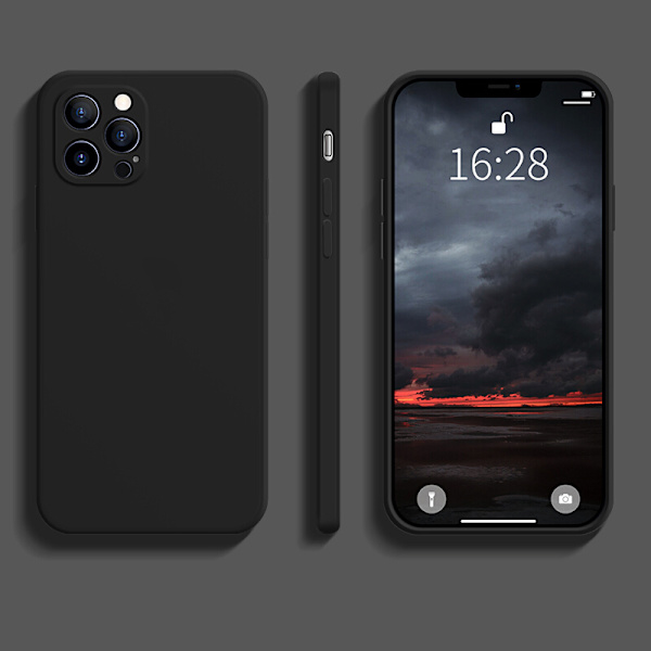 Neste nestemäinen silikonipuhelinkotelo suojaava kotelo täysi kotelo iPhone12Pro:lle