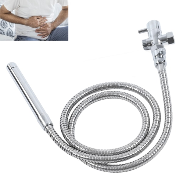 Lättinstallerad duschtillsats, personlig hygienkit, justerbart vattentryck, flexibel rostfri slang, bred anpassning för dusch eller handfat