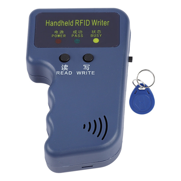 125KHz EM4100 Bærbar Håndholdt RFID ID-kort Kopimaskine Læser Skriver Duplikator Nøglebrik