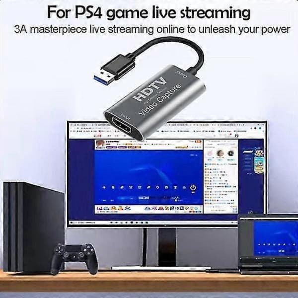 GETIT USB till HDMI-adapter Typ-A till HDMI-adapter HDMI-skärmadapter