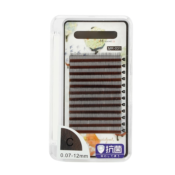 Rajoittamattomat tekoripset, tilavuus, tekoripset, meikkisiveltimet, ripsienpidennystyökalu (MR-031 12mm)