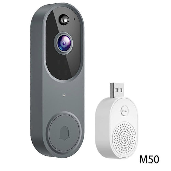 GETIT AI video dörrklocka säkerhetskamera trådlös intercom övervakning wifi hög