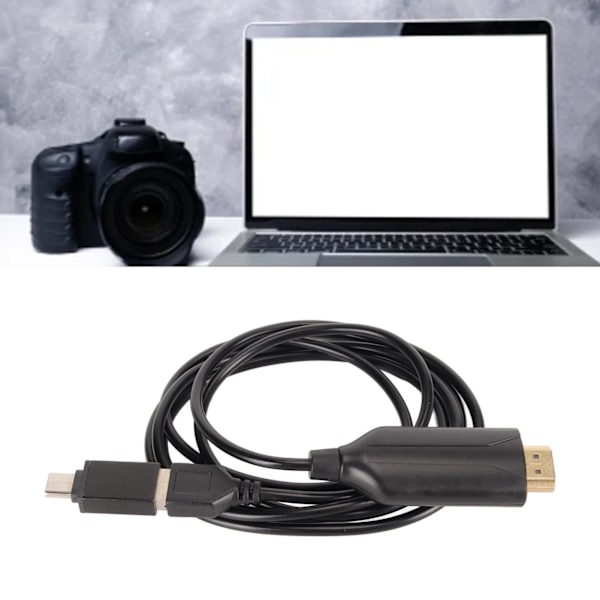Videooptagelseskortkabel HD 1080P 60fps HD Multimedia Interface til USB og Type C Videoadapterkabel 4.9ft