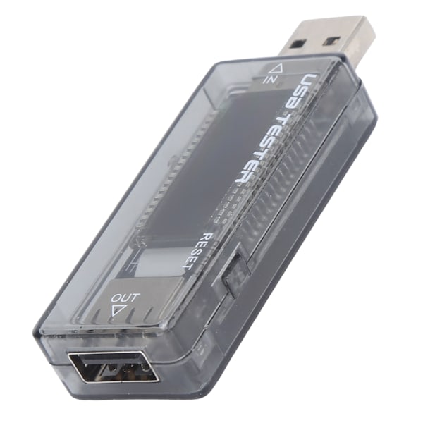 USB-testare LCD intelligent amperimetro voltmeter powerbank laddare indikator batterimonitorering