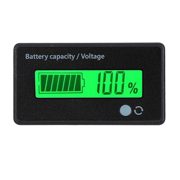 GY-6D PCB HTN Ljud- och ljuslarm Batterikapacitetsmonitor Indikator Display 12-84V (grönt ljus)