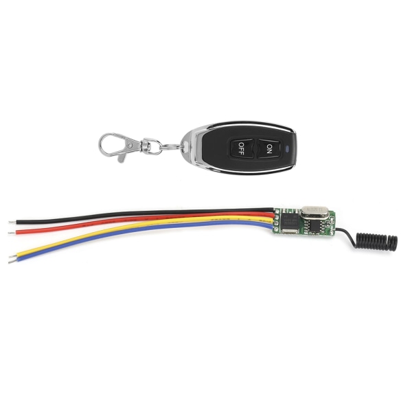 Bred spänning 3,7-12V Mikro trådlös fjärrkontrollbrytarmodul LED-ljusmodifierad panel