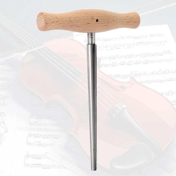 Violin Peg Hole Reamer 1:30 Taper med træhåndtag til 3/4 4/4 violiner