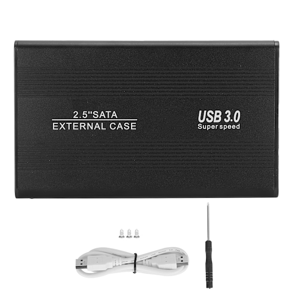 2,5-tums HDD-box SATA externt fodral USB 3.0 Super Speed mobilt hårddiskenhet hölje