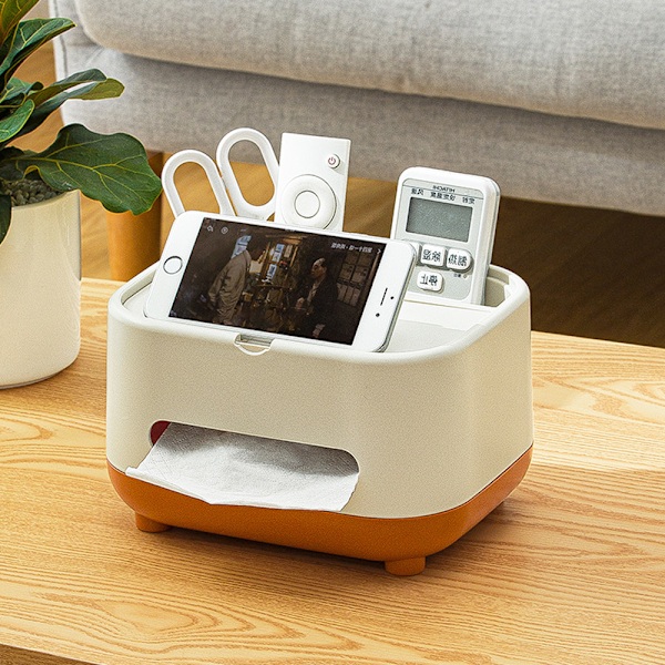 Radio Tissue boxs ,Art Tissue Box ,Multifunktionell ansiktsvävnadslåda Skrivbordsdekoration för badrum Toalettbord Sovrumsbyråer Kök