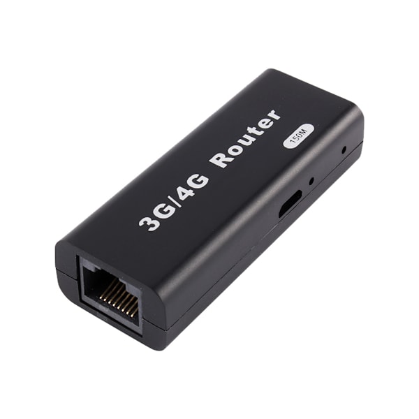 Kannettava 3G/4G WiFi Wlan -tukiasema 150Mbps RJ45 USB Langaton reititin