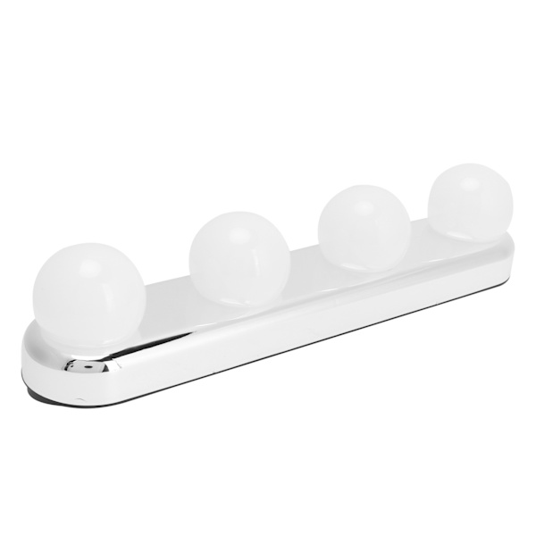4LED sminkbord ljus smink vägglampa kit glödlampor spegel ljus för vardagsrum badrum