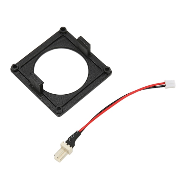 Fläkt 3D-utskriftsfäste Kit Ersättning Spelkonsol Kylfläkt Ram Kit för Gamecube Noctua Svart