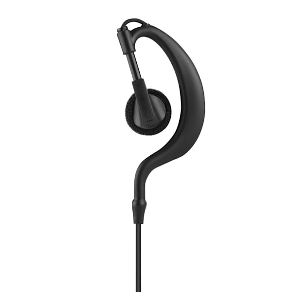 2 st 2,5 mm G-formade enkla stift Walkie Talkie-headset Tvåvägsradiohörlurar