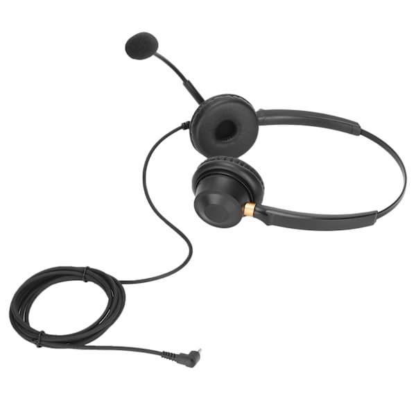 H600D‑2.5 Telefonheadset Callcenter Brusreducerande Sladdansluten Binaural Kundtjänstheadset