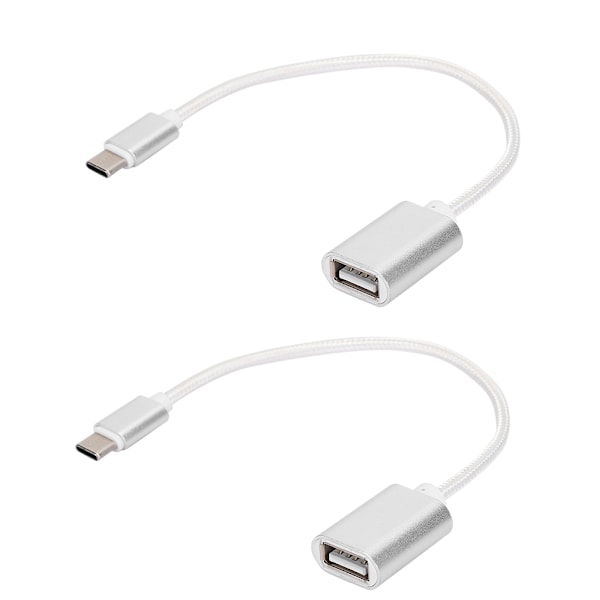 2 kpl TypeC-laastarijohto USB-laatikko USB-muistitikkukortinlukija Siirto OTG-sovitinkaapel