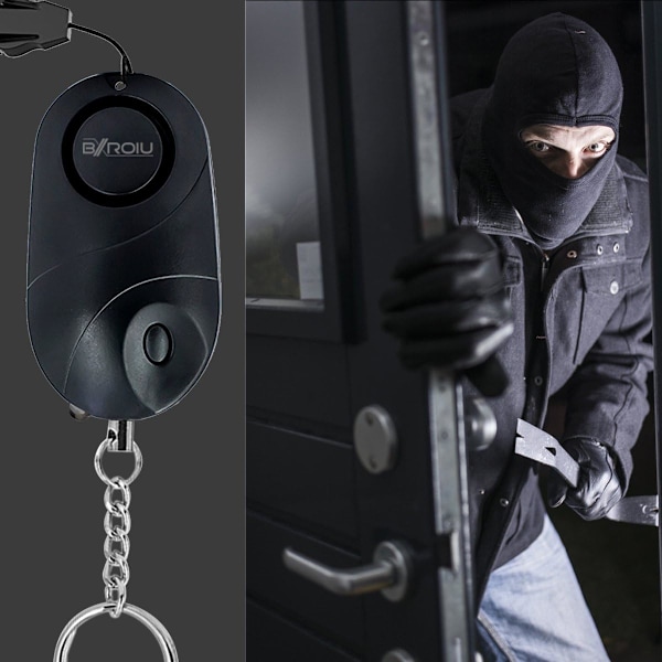 140dB Självförsvarslarm, Kompakt Säkerhetsenhet Med LED-ficklampa För Säkerhet För Alla Åldrar, Kvinnor, Män, Barn, Äldre (Förpackning