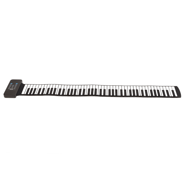 Rul op klaver 88 tangenter foldbar bærbar plug and play genopladelig blødt keyboard klaver til computer tablets 100‑240V