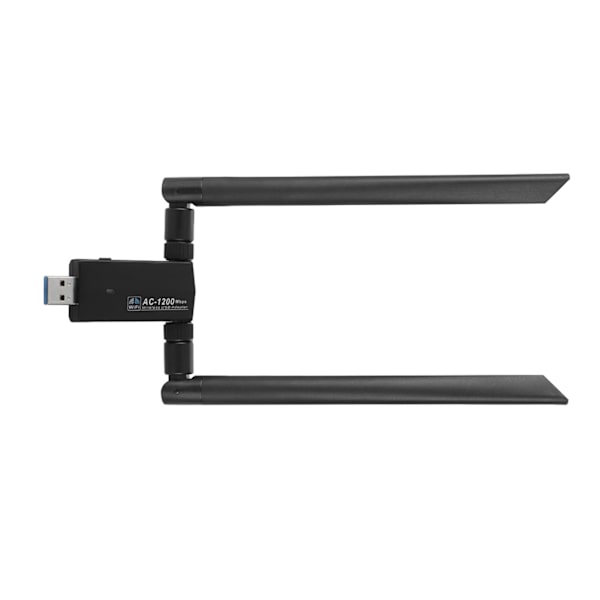 AC USB 5.8G Dualband Wifi Dongle Adapter Trådløst Nettverkskort