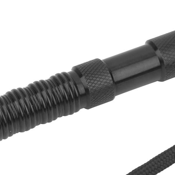 12 st/set Svart Aluminium Parachute Cord Nålar Set Armband DIY Stickning Verktygssats