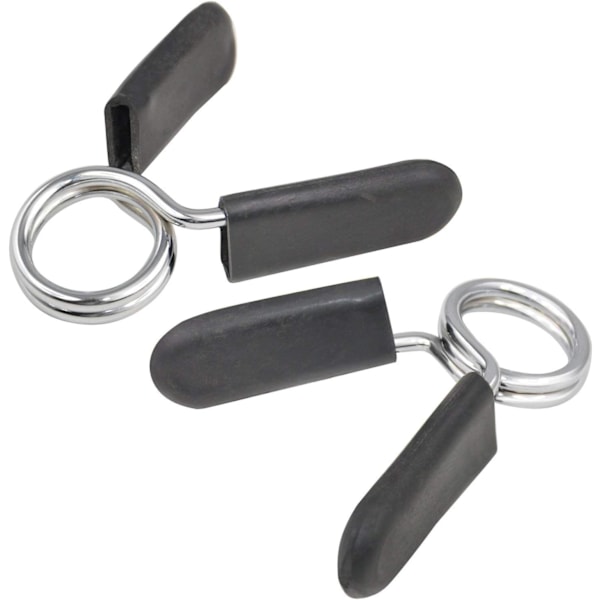 Krompläterad Hantel Fjäderlås, Fitness Tyngdlyftningslås För Standard Hantel Och Dumbbell, Robust Design Säkerställer Säkert Grepp, Lätt Att Använda,