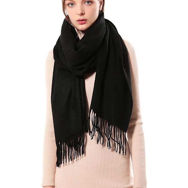 Dam tjock mjuk kashmir ull pashmina sjal wrap halsduk - OH