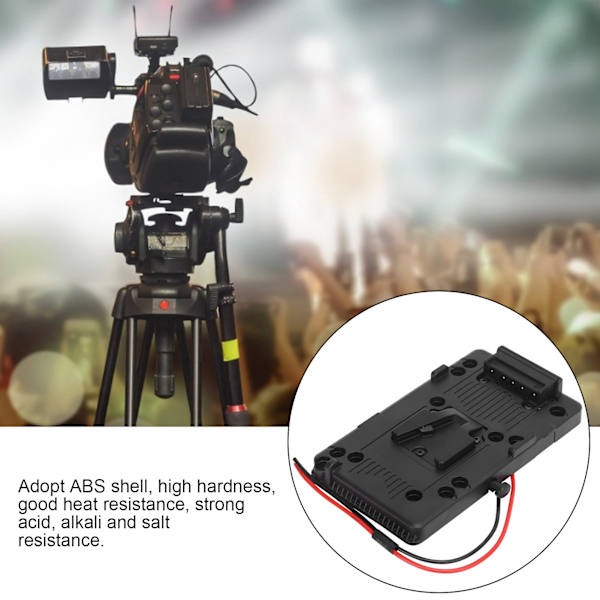 V Mount VLock Batteriplate Adapter for Sony DSLR Videokamera med DTap-kabel