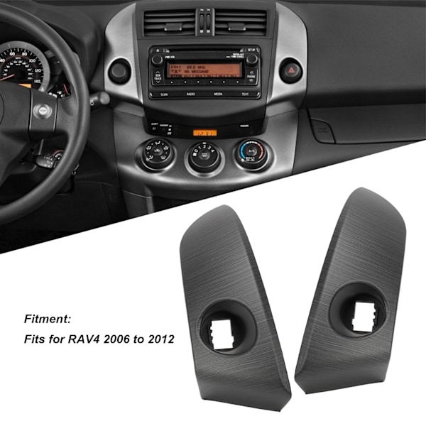 Mittrepanel Luftventil Radio Bläster Trim 55412 42060 B1 Instrumentbräda Instrumentpanel för RAV4 2006 till 2012