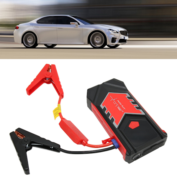Bilstart 3000A 59800mah USB Snabbladdning Bil Hoppstartare med LCD-display Kompass LED-ljus Typ C-port