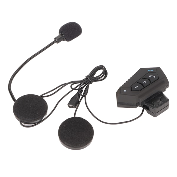 Hjelm BT Headset Stereo Lyd Auto Svar Funktion Håndfri Opkald HiFi Stabil Motorcykel Bluetooth Hovedtelefon