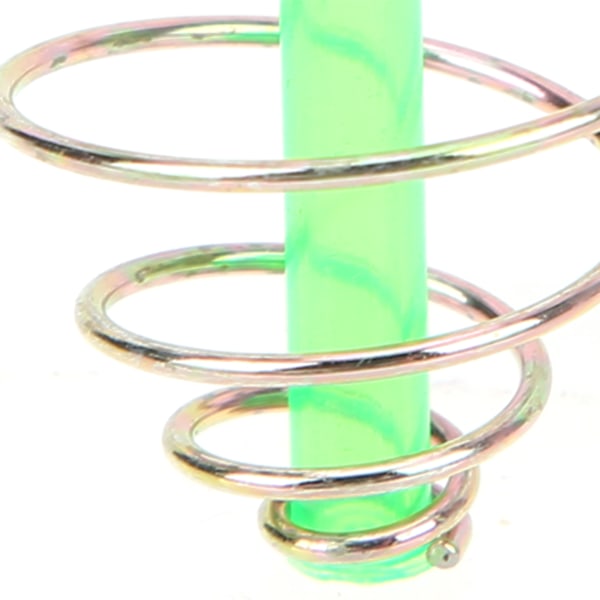 10 stk fjærspiral inline metode mater rør inline metall agn kaster mater fiskeutstyrL