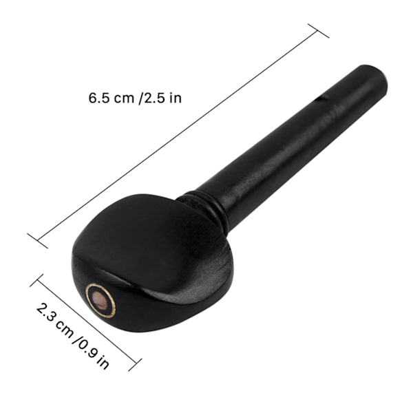 4 stk. ibenholt 4/4 violin strenge tuning pinde dele udskiftning instrument tilbehør