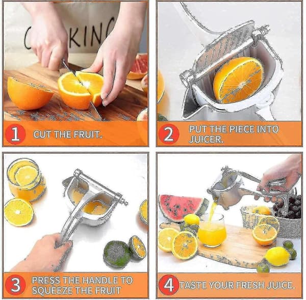 Juicer - Manuel Juicer Citronpresser Cocktail Juicer Appelsinpresser